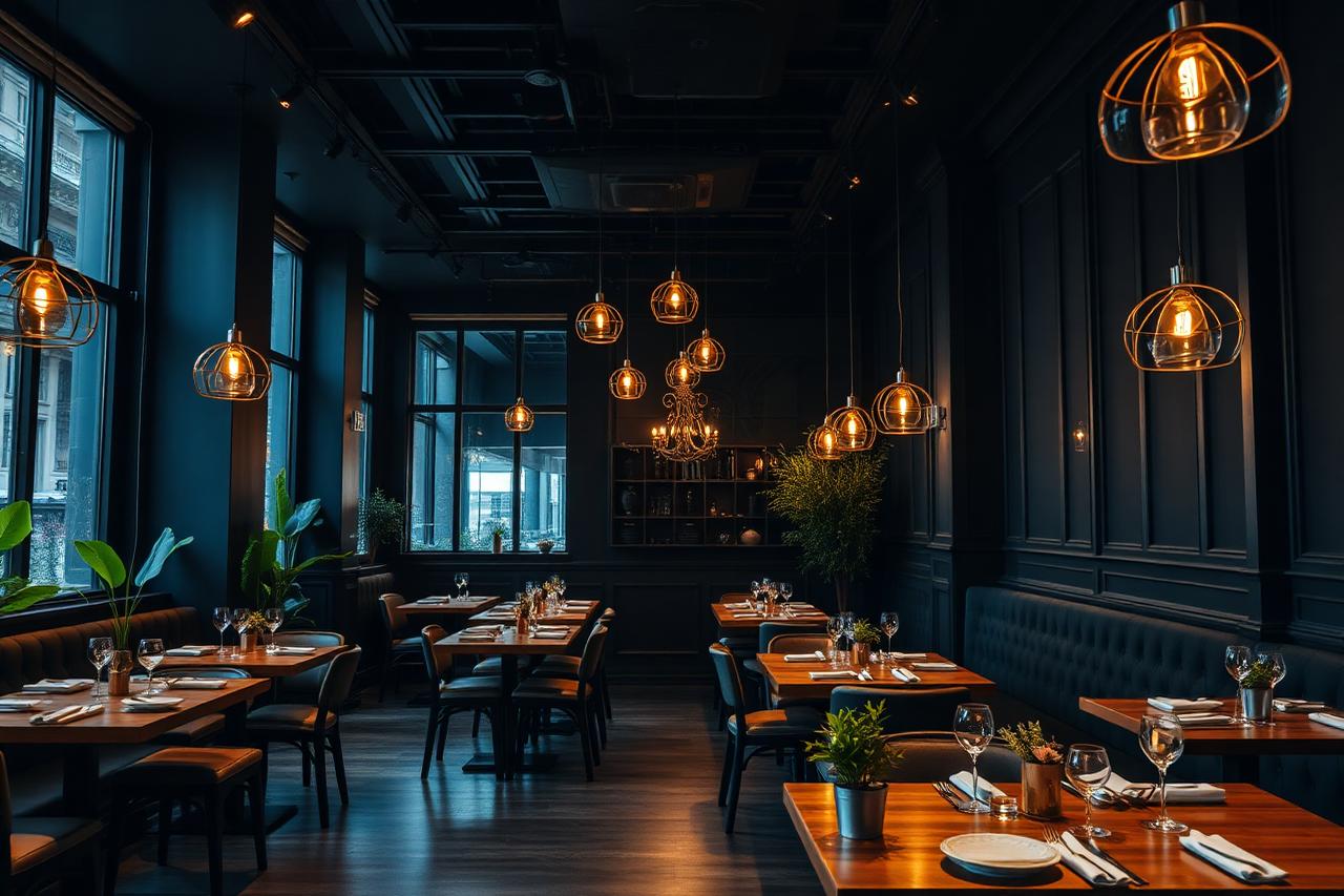 Ambienti modern i restorantit La Casa në Viti