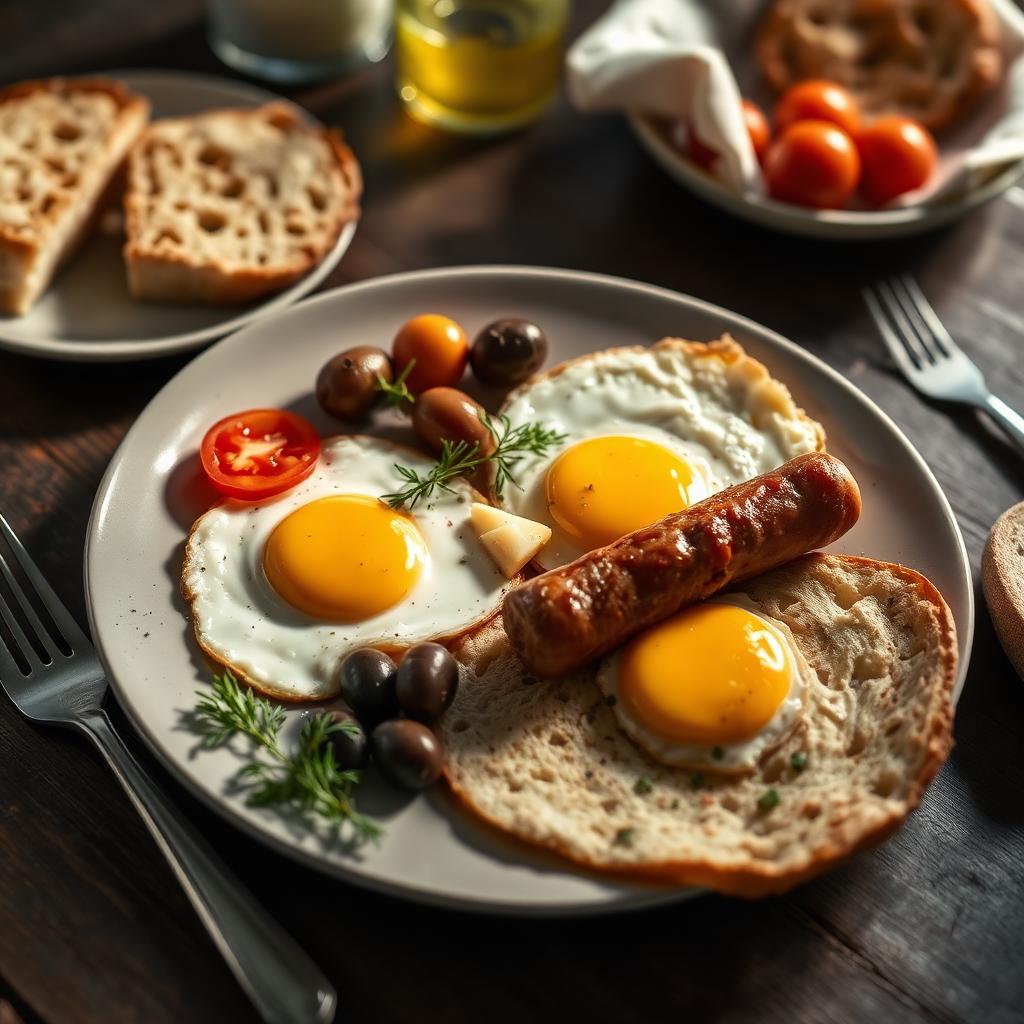 Mëngjes tradicional me vezë
